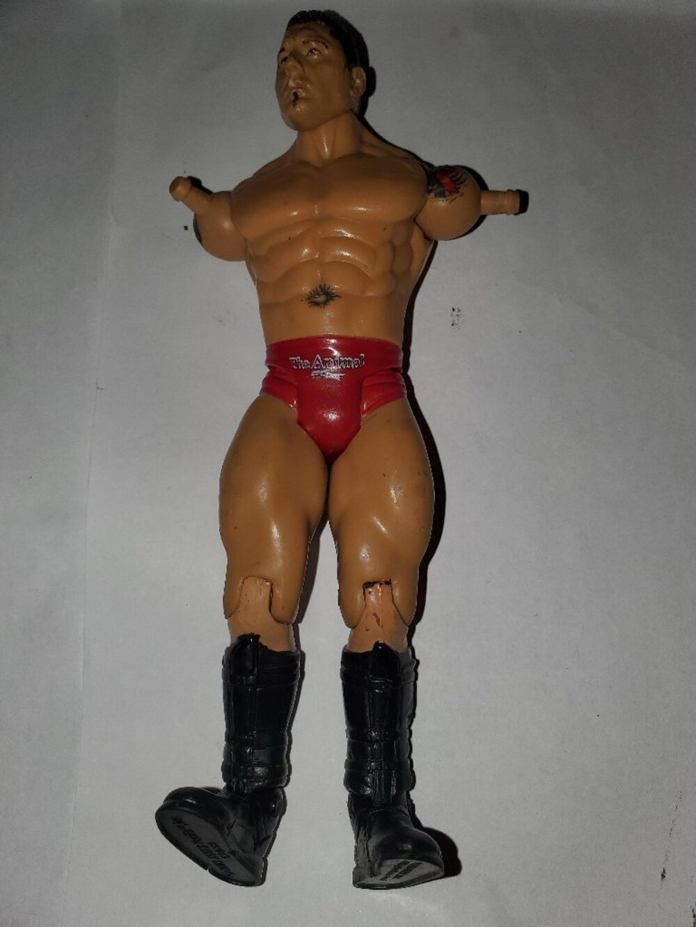 USED VINTAGE 2003 DAVE BATISTA JAKKS PACIFIC ACTION FIGURE